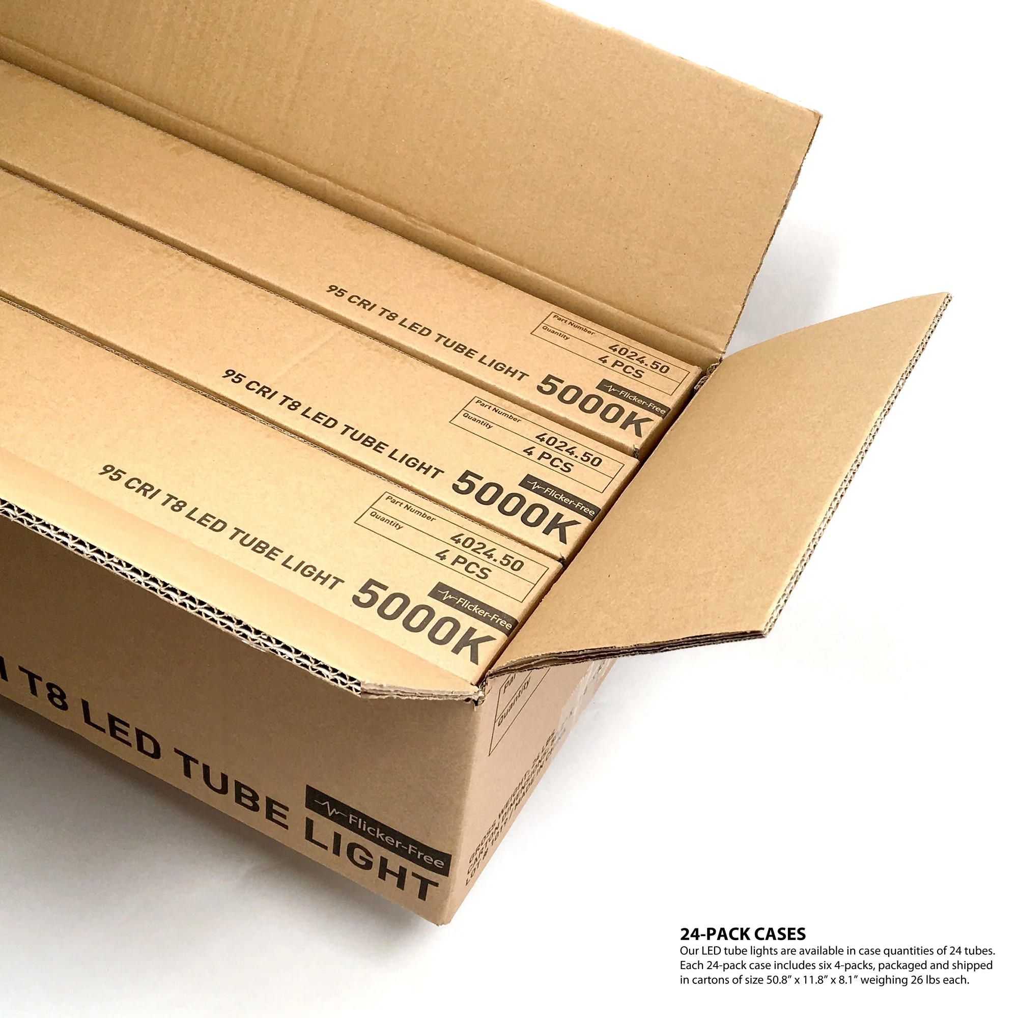 D50 Lighting™ 5000K T8 LED Tube Lights for Color Matching (ISO3664:2000) - Image 5